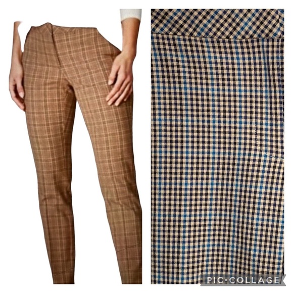 J. Jill Premium Bi Stretch Plaid Pants - Picture 1 of 6